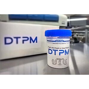 DTPM 16 Panel POC Cup | DOA Cup Test (AMP, BAR, BUP, BZO, COC, ETG, FYL, K2, MDMA, MET, MOP, MTD, OXY, TCA, THC, TRA, CR, OX, pH, SG) 25/Box - Case of 8 Boxes of 25