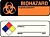 Write-On Hazard Warning Labels, National Marker - Pack of 500