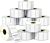 1” x 0.5” Small Labels Compatible With Zebra & Rollo Label Printer - 10 Rolls (24,300 labels)